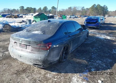 2016 BMW 750I xDrive from USA, damaged, VIN WBA7F2C54GG419774